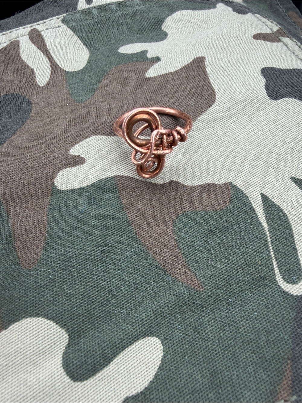 Copper Knot Statement Ring - Women's Fashion Ring Orchid & Vine